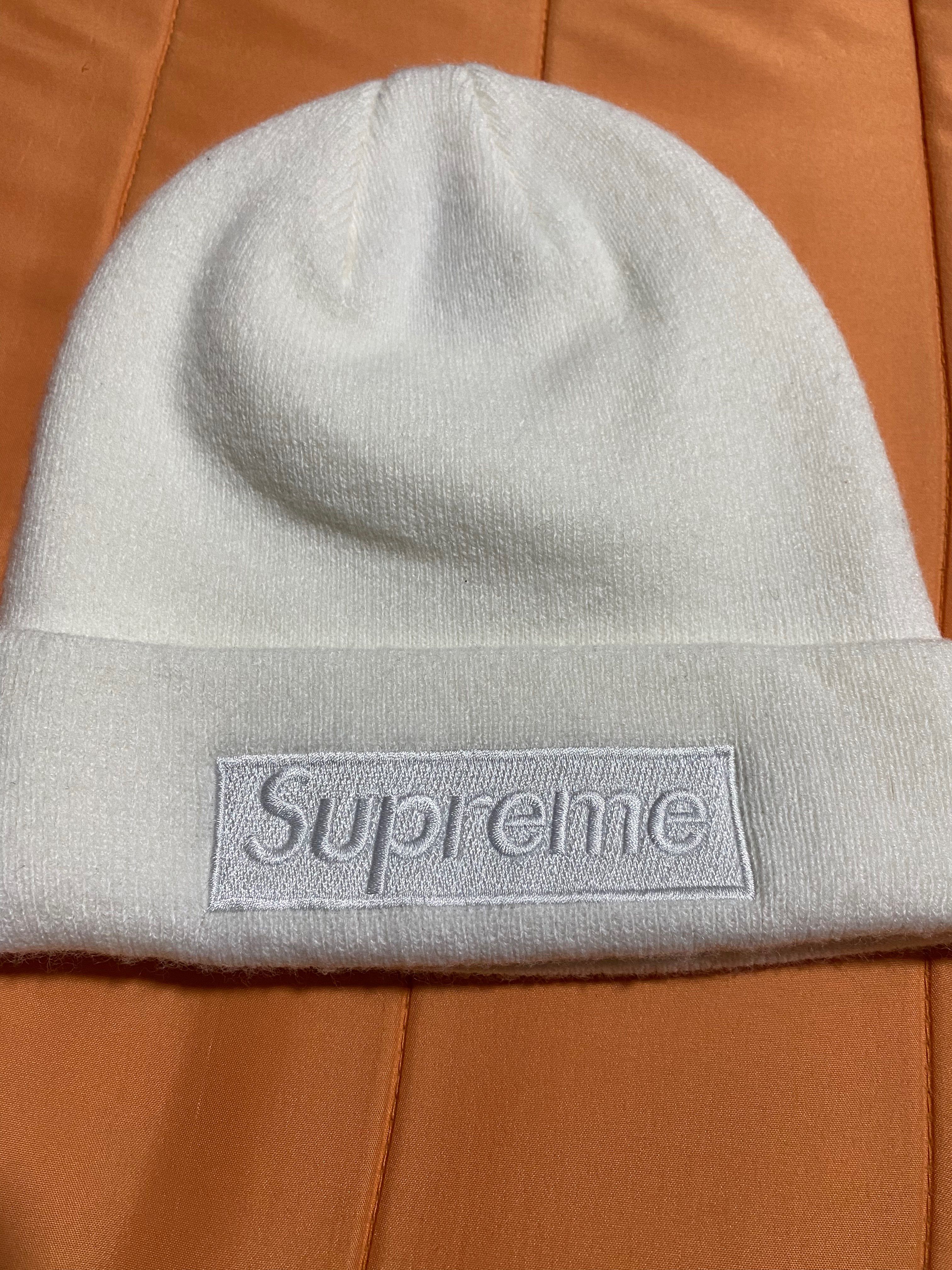 supreme×NEW ERA BOXLOGOニットキャップ