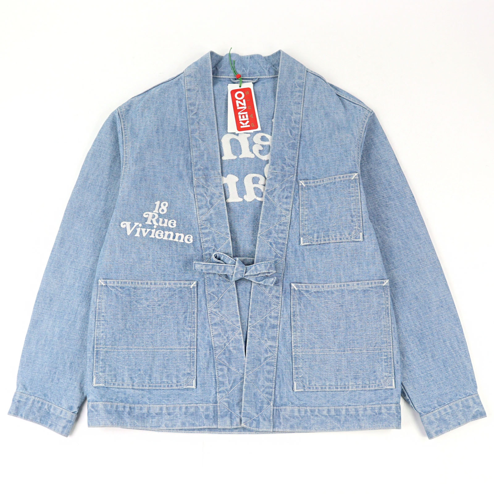 美品 ケンゾー ヴェルディ エンブロイダリー KIMONO ジャケット XS