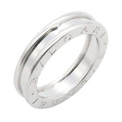 ブルガリ BVLGARI B-zero1 ビーゼロワン リング 1バンド リング・指輪 ジュエリー K18WG(ホワイトゴールド) メンズ レディース シルバー系 【中古】