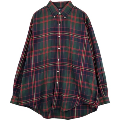 古着 ラルフローレン Ralph Lauren BLAKE 長袖 ボタンダウンチェックシャツ メンズL相当/eaa676739
