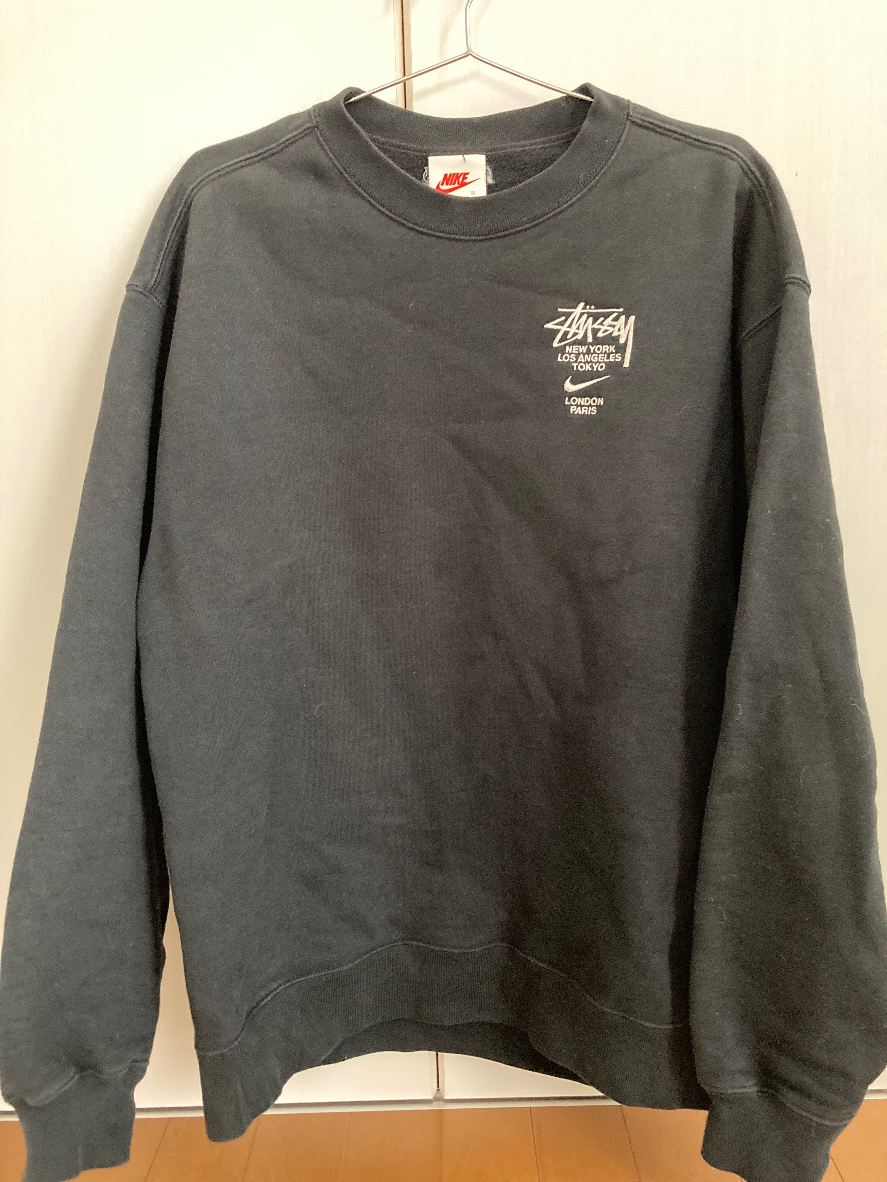 Nike x Stussy International Crewneck Sweatshirt (US Size) "Black" DC4198-010