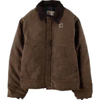 古着 90年代 カーハート Carhartt トラディショナルコート 中綿入り ダックワークジャケット USA製 メンズXXL相当 ヴィンテージ/eaa682794