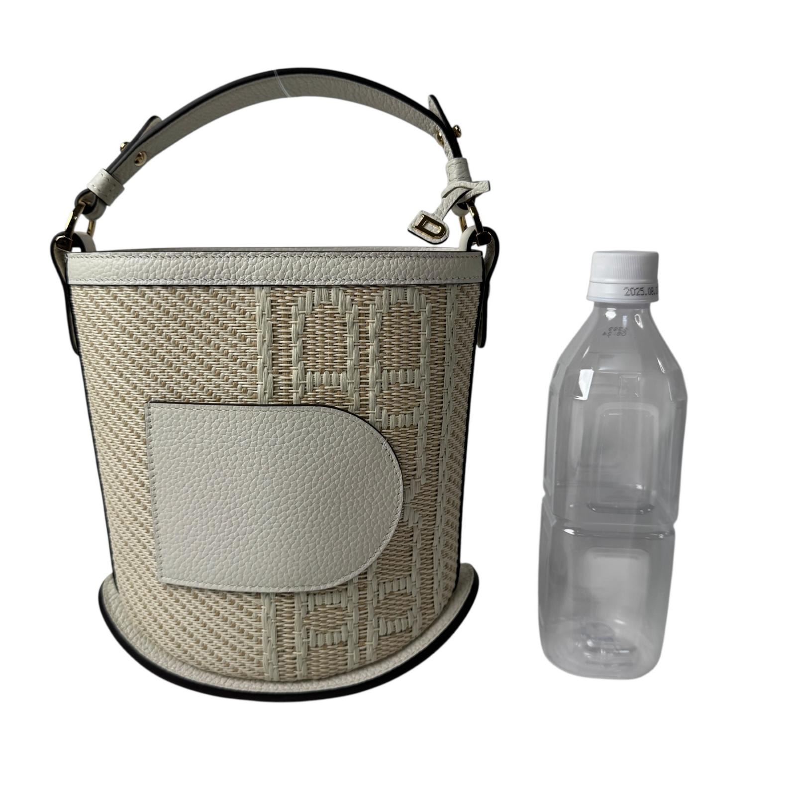 A (未使用に近い)】新品同様 デルヴォー DELVAUX パンミニバケット 