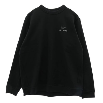 ARC'TERYX アークテリクス スウェット X000009787 Emblem Fleece Crew フリース クルーネック プルオーバー ブラック系【美品】【中古】