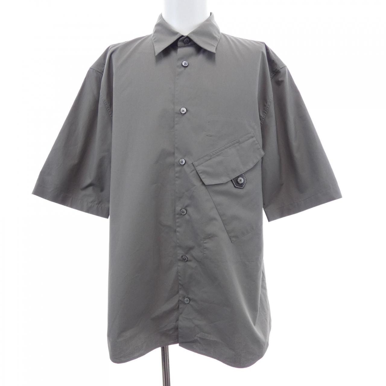 エルメス HERMES シャツ レザーディテール 656200H2 S/Sシャツ