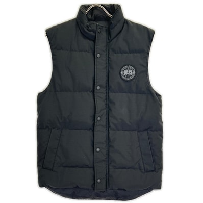 カナダグース 【BLACK DISC】4151MB ブラック Garson Vest Black Label S