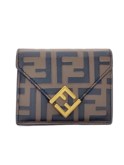 FENDI FF Diamonds Wallet "Brown"