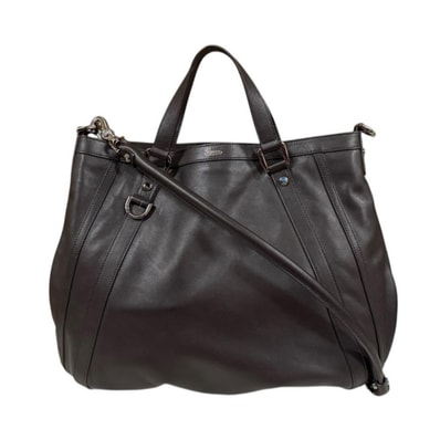 グッチ アビー ショルダーバッグ レザー 268641 ブラウン レディース GUCCI 中古