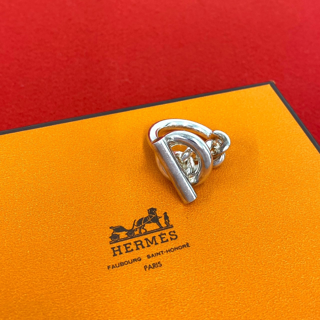 HERMES エルメス クロワゼット リング シルバー925 リング・指輪 9号 シルバー
30229