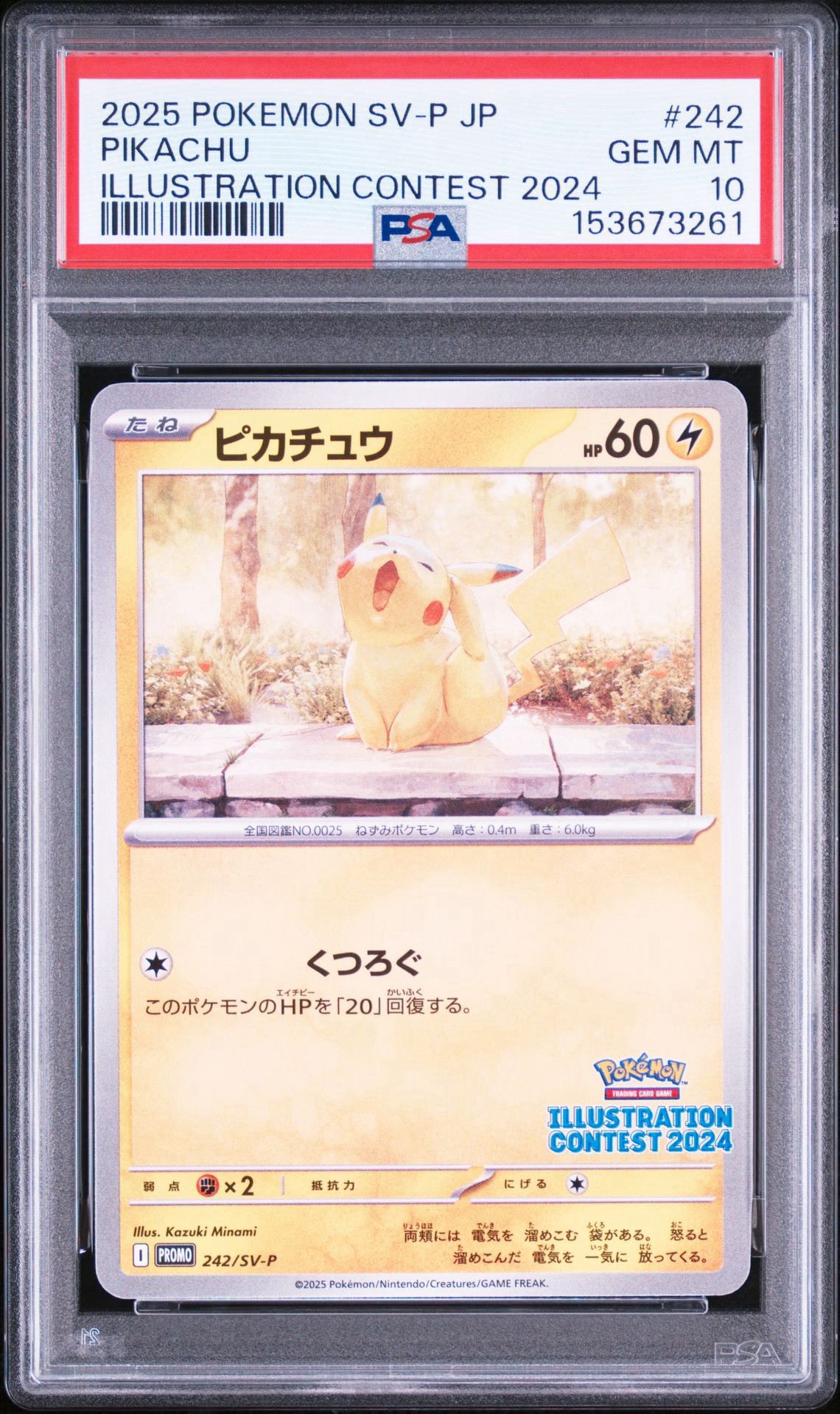 ピカチュウ [SV-P 242](プロモカードパック「イラストレーション