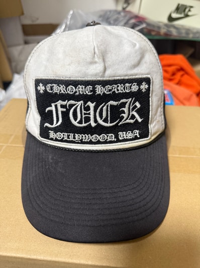 Chrome Hearts Trucker Cap CH "Black/White"