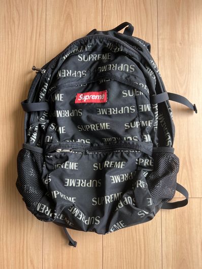 Supreme 3M Reflective Repeat Backpack "Black"