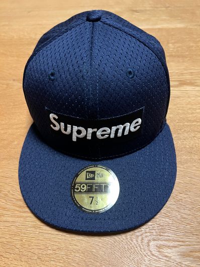 Supreme Mesh Box Logo New Era "Navy"