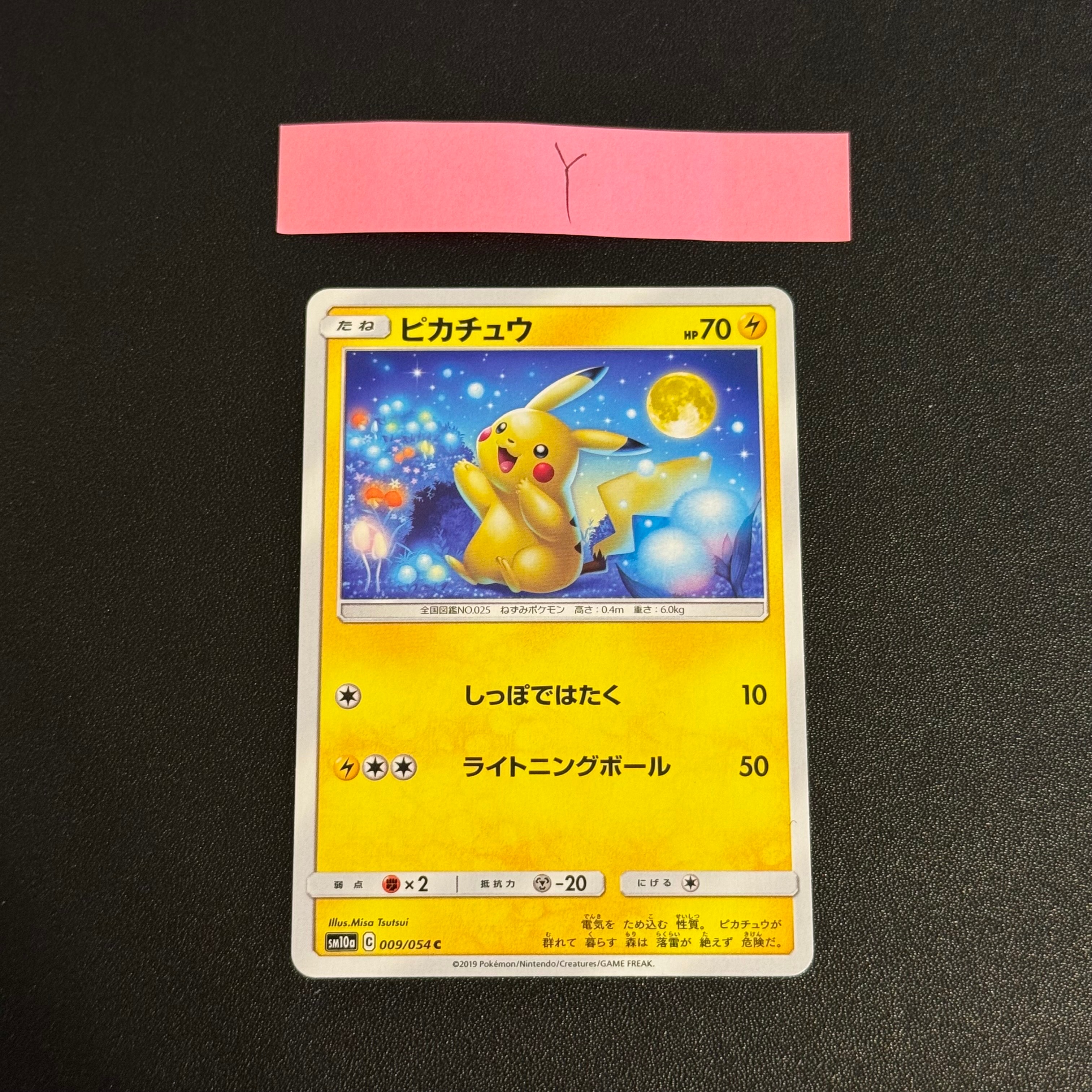 ピカチュウ C [SM10a 009/054](強化拡張パック「ジージーエンド」)の