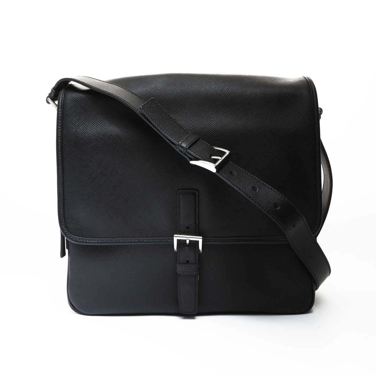 プラダ PRADA サフィアーノ レザー ショルダーバッグ【中古】