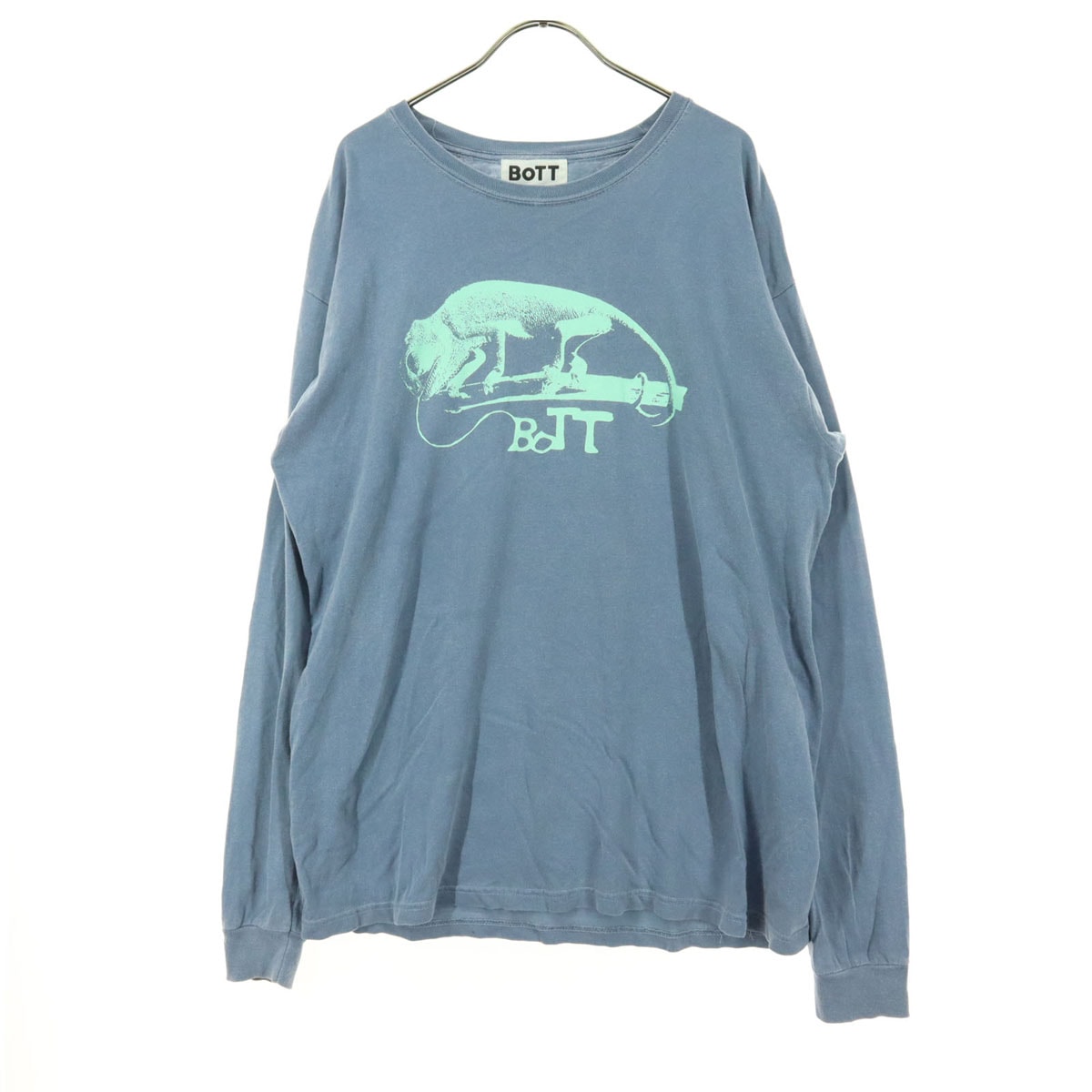 BOTTO ボット 長袖 カットソー L ブルー系