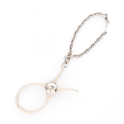 エルメス HERMES フィルー チャーム アクセサリー メタル レディース シルバー系 【中古】
