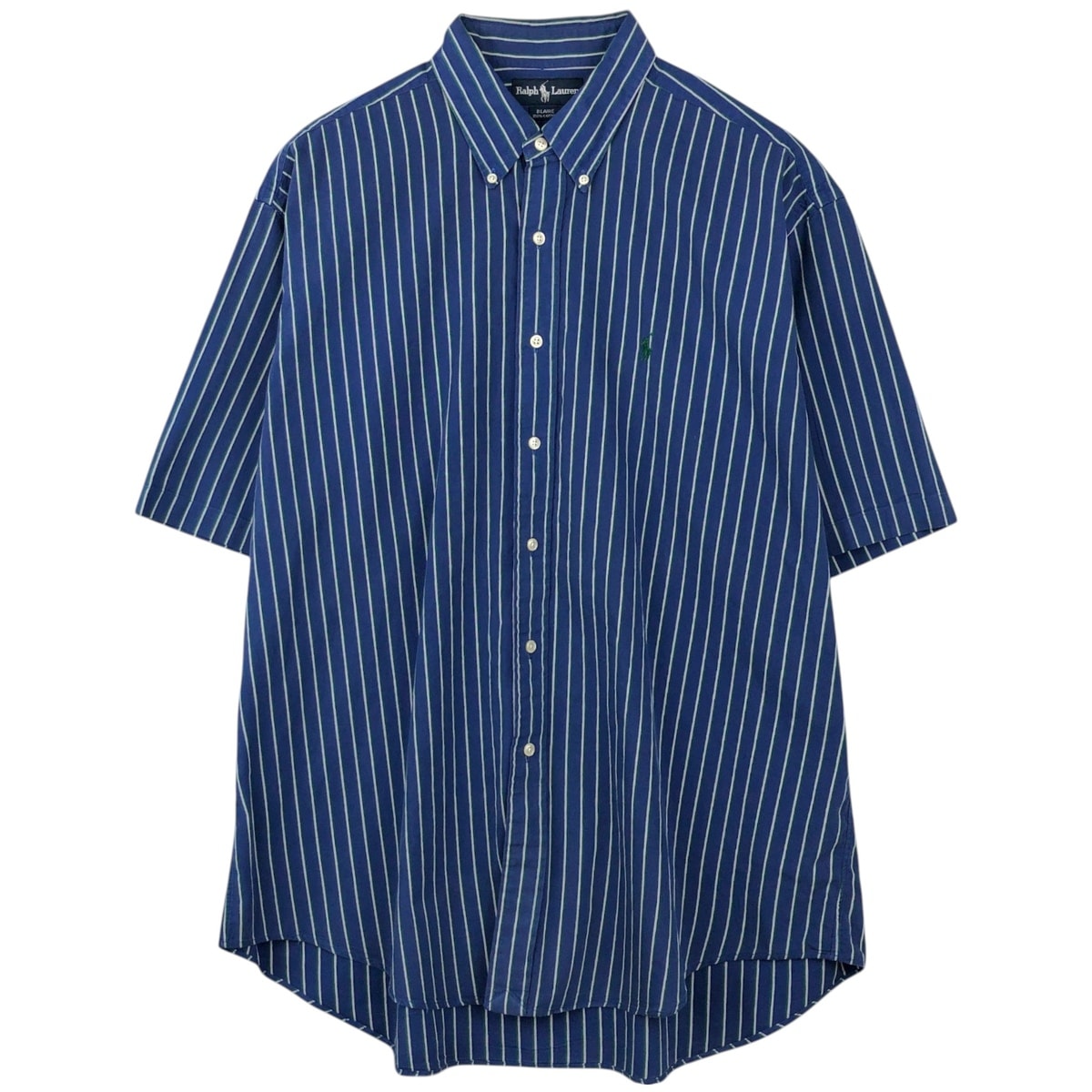古着 ラルフローレン Ralph Lauren BLAIRE 長袖 ボタンダウンストライプシャツ メンズXL相当/eaa643915
