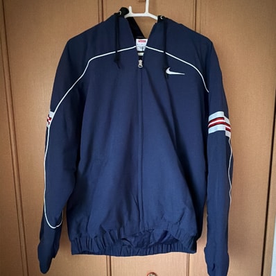 Supreme x Nike Nylon Hooded Jacket "Navy"
