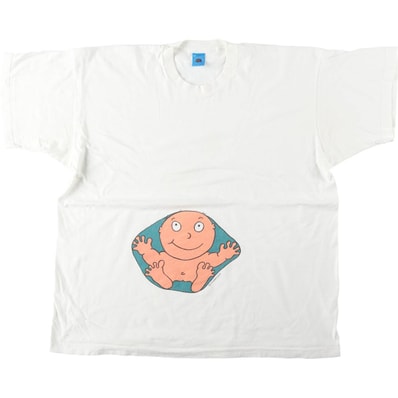 古着 フルーツオブザルーム FRUIT OF THE LOOM プリントTシャツ USA製 メンズXL相当 ヴィンテージ/eaa644585
