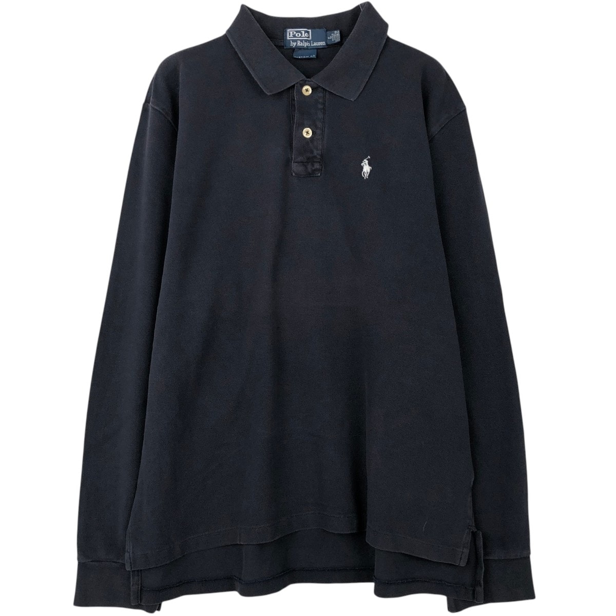 古着 ラルフローレン Ralph Lauren POLO by Ralph Lauren CUSTOM FIT 長袖 ポロシャツ メンズL相当/eaa667196