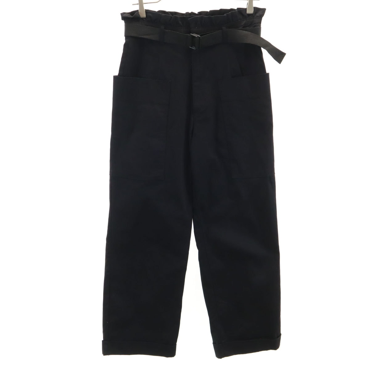 ZARA ザラ ハイウエスト カーゴパンツ S ブラック