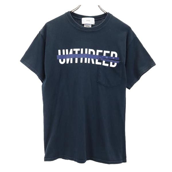 UN3D. アンスリード 半袖 Tシャツ M ネイビー系 ポケT