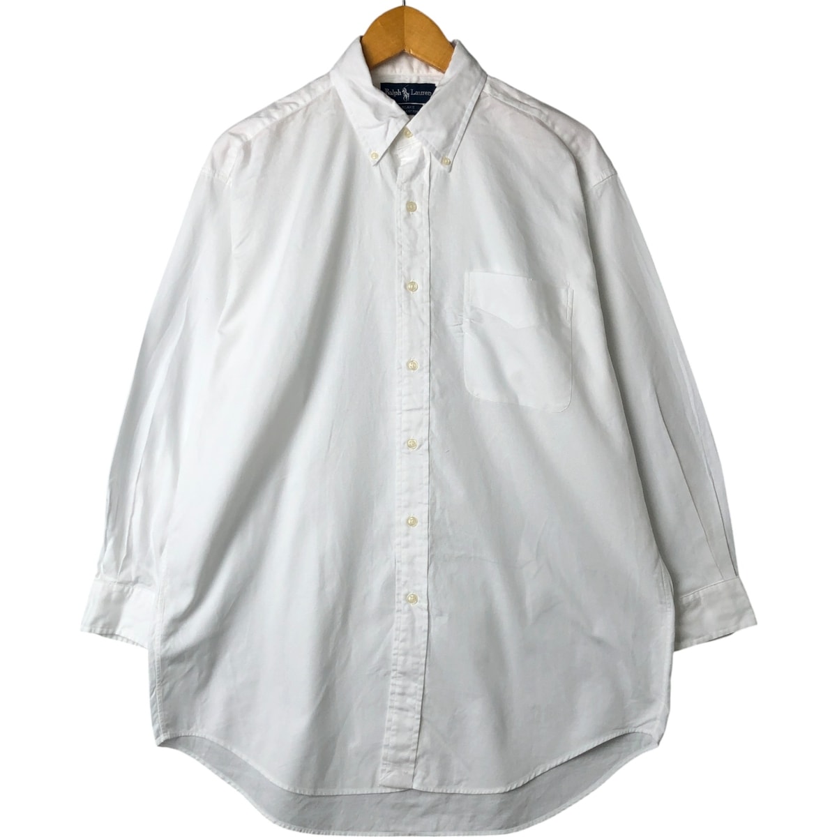 古着 ラルフローレン Ralph Lauren BLAKE 長袖 ボタンダウンシャツ メンズM相当/eaa549351