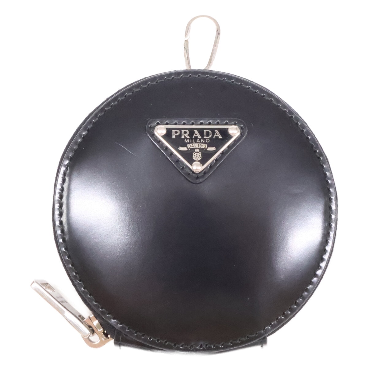 プラダ 【美品】1TL431 トライアングルロゴ ラウンド