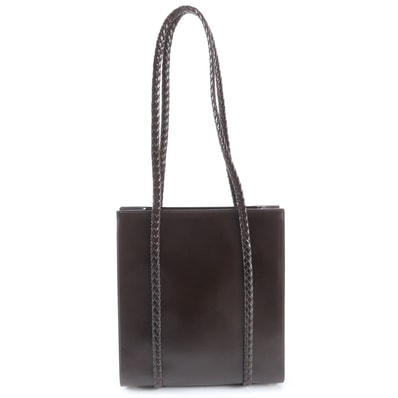 ■美品 バリー 編み込みショルダーバッグ レザー