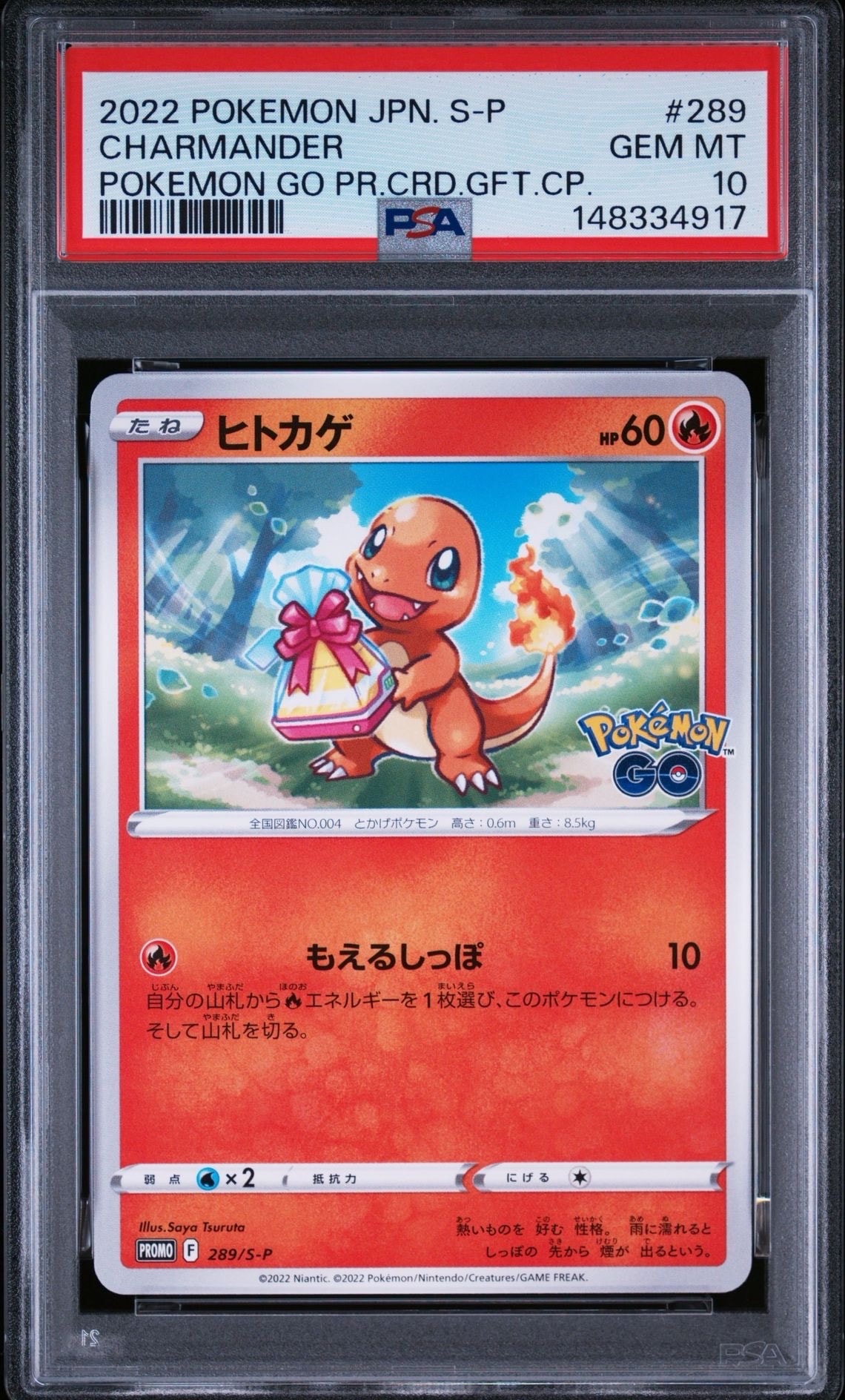 ヒトカゲ P [S-P 289](プロモーションカード「ポケモン GO ギフト