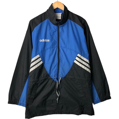 古着 80年代 アディダス adidas バックロゴ ナイロンジャケット メンズM相当 ヴィンテージ/eaa584094