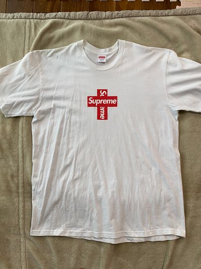 Supreme Cross Box Logo Tee "White"