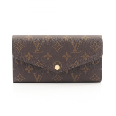 ルイ・ヴィトン LOUIS VUITTON ポルトフォイユ サラ モノグラム 二つ折り長財布 財布 PVC レディース ブラウン系 M60531 【中古】