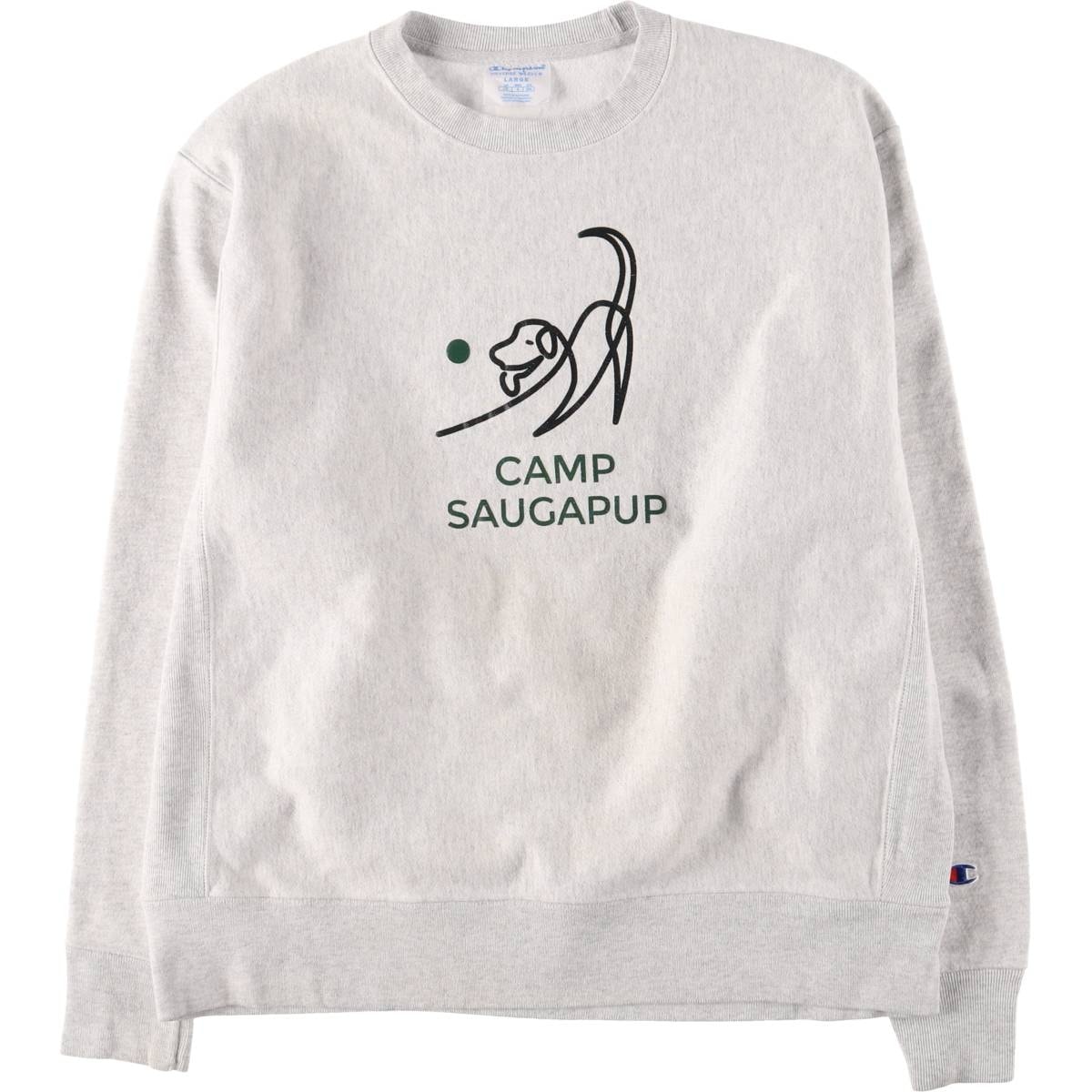 古着 チャンピオン Champion REVERSE WEAVE リバースウィーブ プリントスウェットシャツ トレーナー メンズXL相当/eaa587864