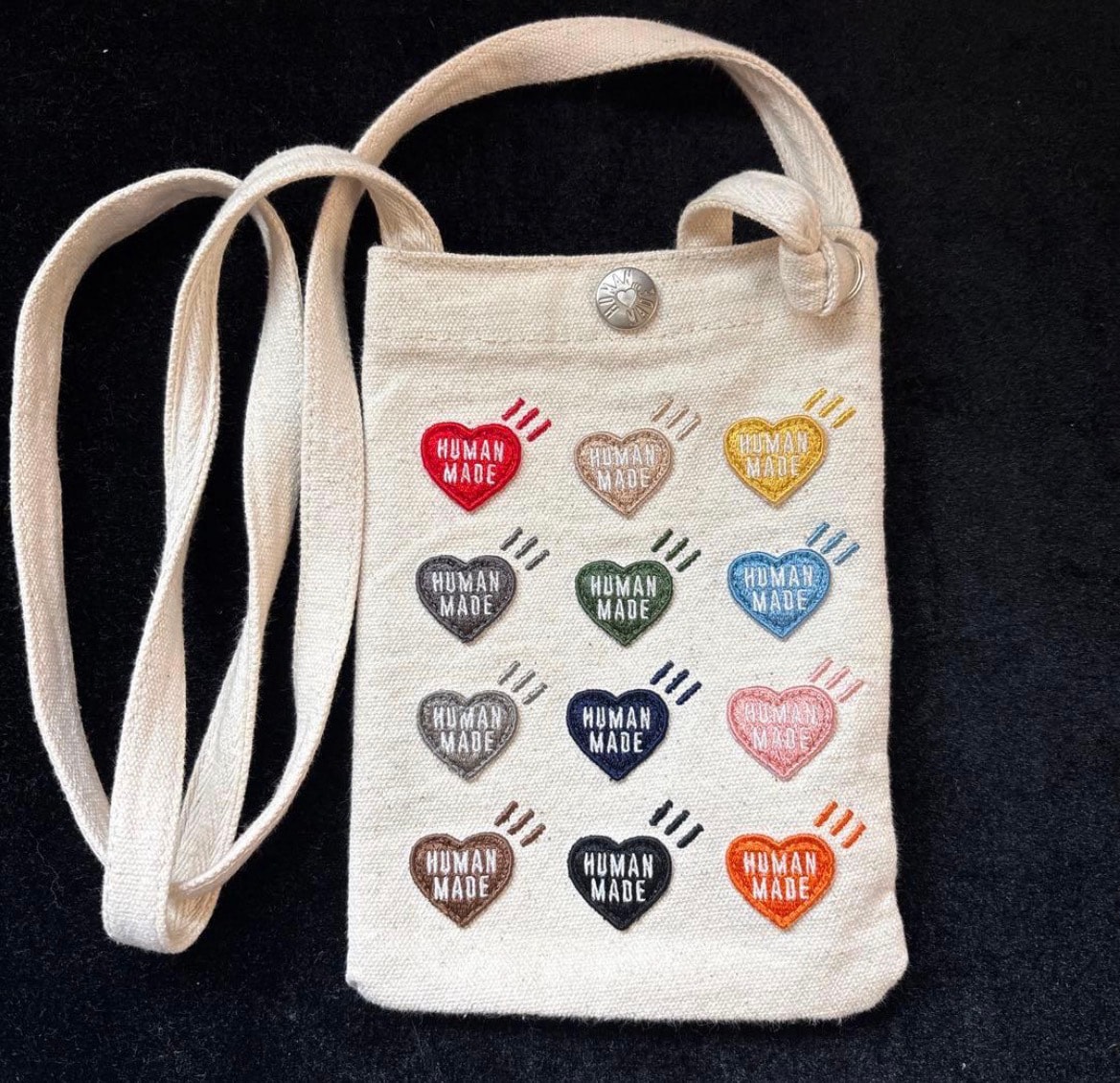 HUMAN MADE MULTI HEART MINI SHOULDER BAG "Multi"