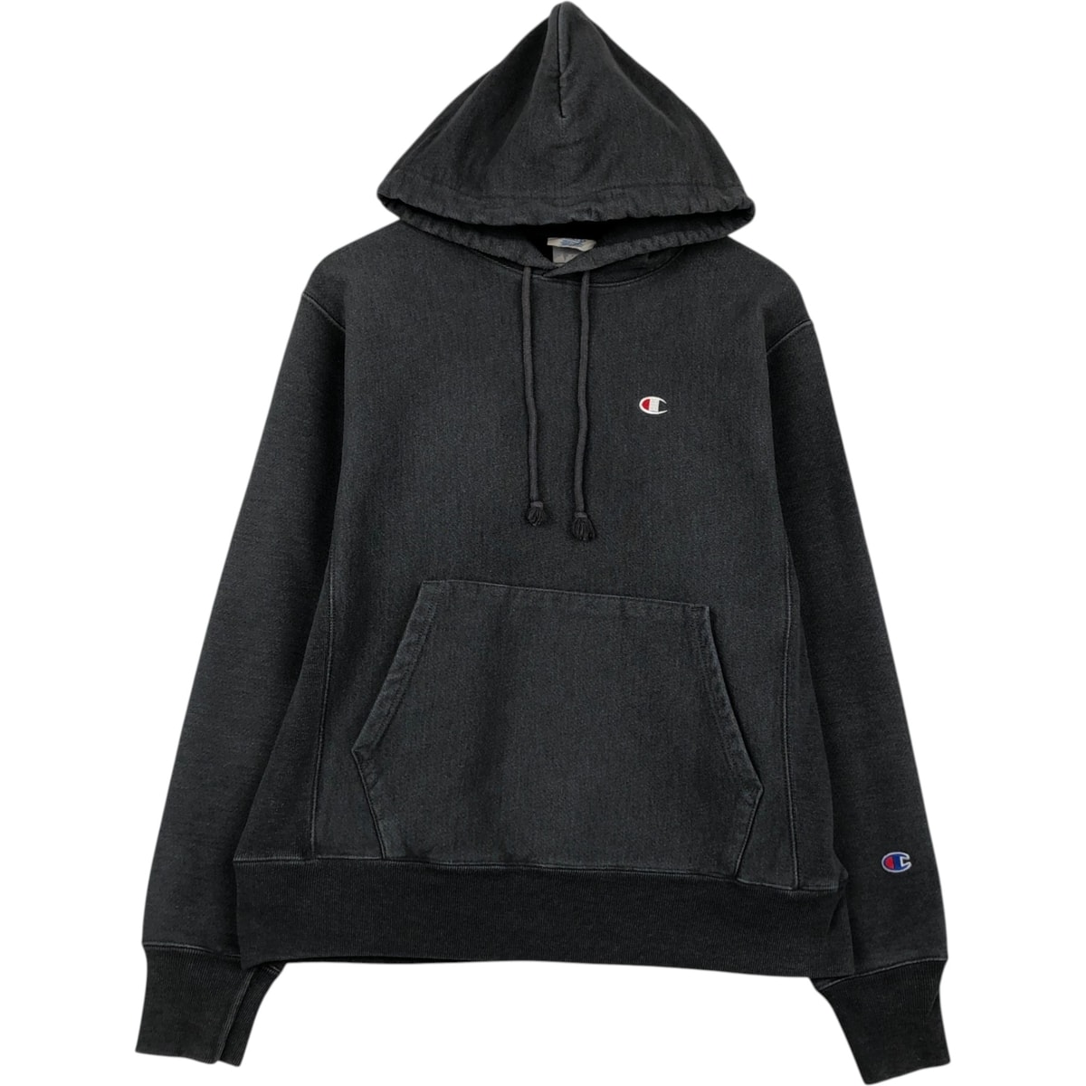 古着 チャンピオン Champion REVERSE WEAVE リバースウィーブ ワンポイント スウェットプルオーバーパーカー メンズM相当/eaa624071