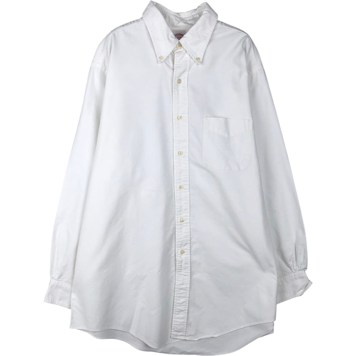 古着 ブルックスブラザーズ Brooks Brothers Est.1818 長袖 ボタンダウンシャツ USA製 メンズXL相当/eaa642859