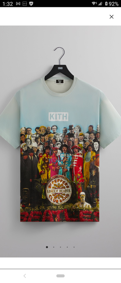 Kith x The Beatles SGT Pepper Vintage Tee "Chalk"