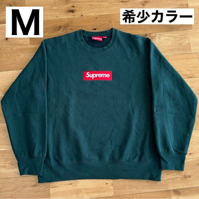 Supreme Box Logo Crewneck "Dark Pine" (22FW)