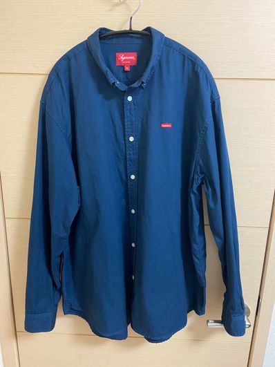 Supreme Small Box Shirt "Navy" (22SS)