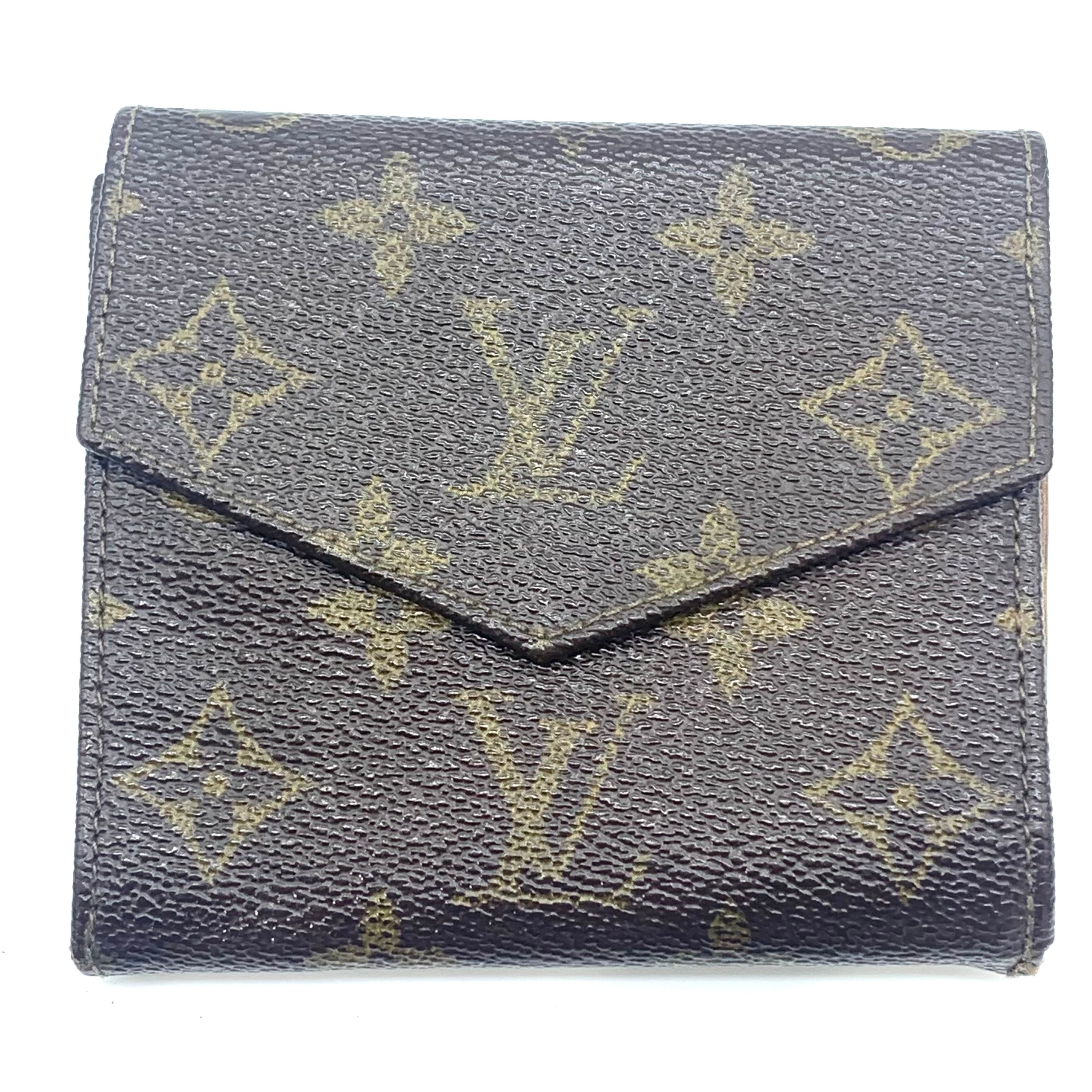 Louis Vuitton Monogram Wホック財布