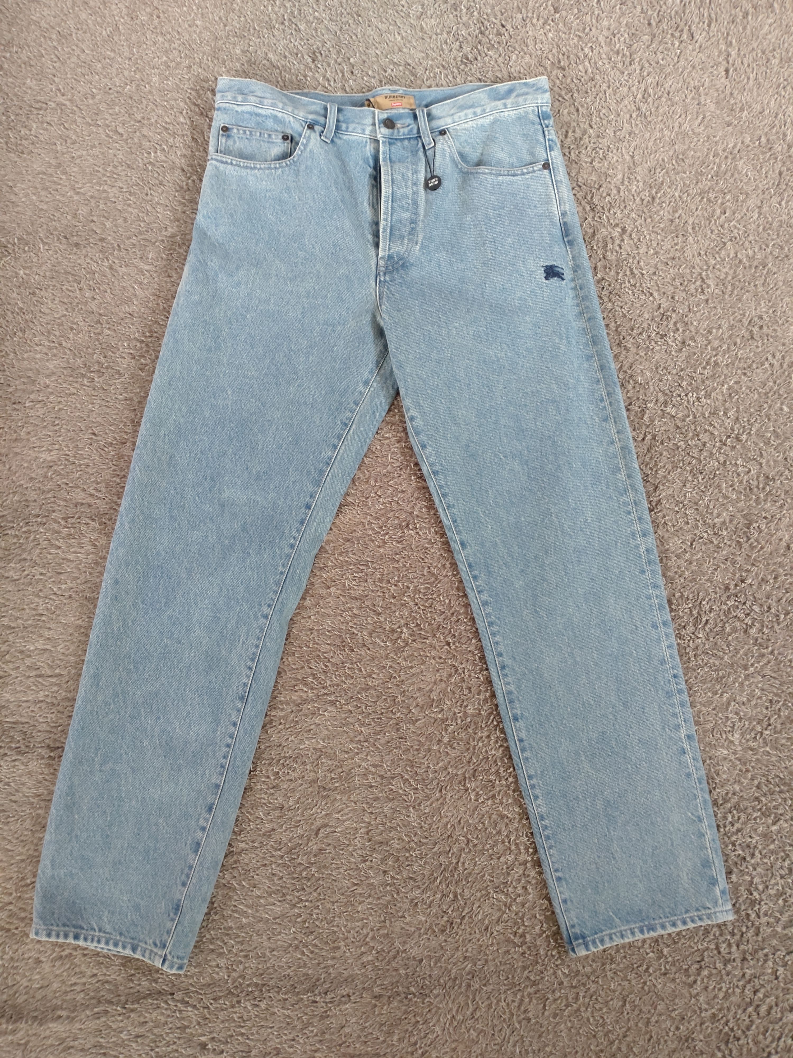 Supreme / Burberry Regular Jean "Blue"