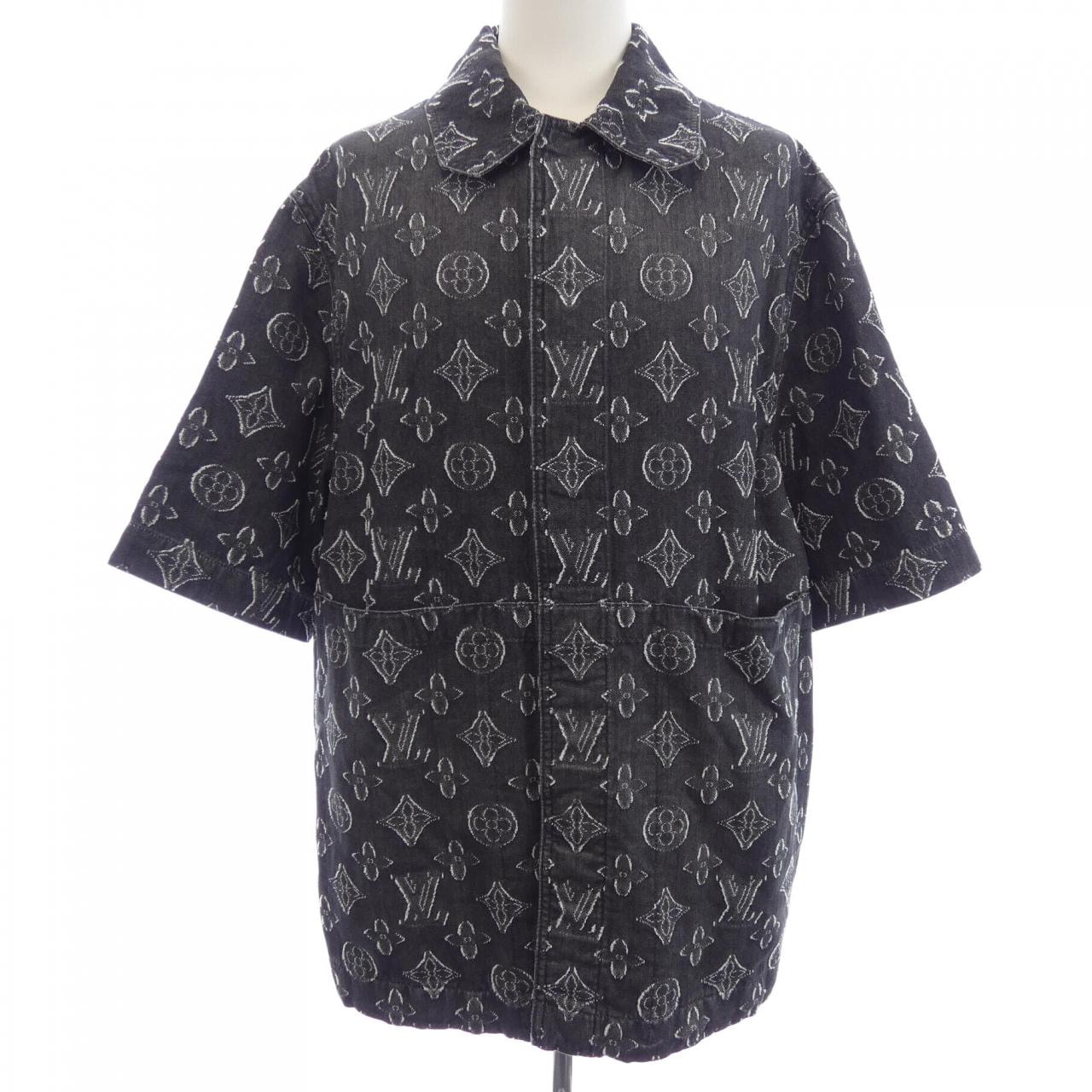 ルイヴィトン LOUIS VUITTON モノグラムショートスリーブシャンブレーシャツ HPS73WARS S/Sシャツ