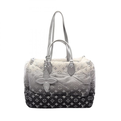 ルイ・ヴィトン LOUIS VUITTON オンザゴーMM 2WAY LV SKI トートバッグ バッグ ナイロン レザー グレー レディース グレー系 / マルチカラー M11847 【中古】