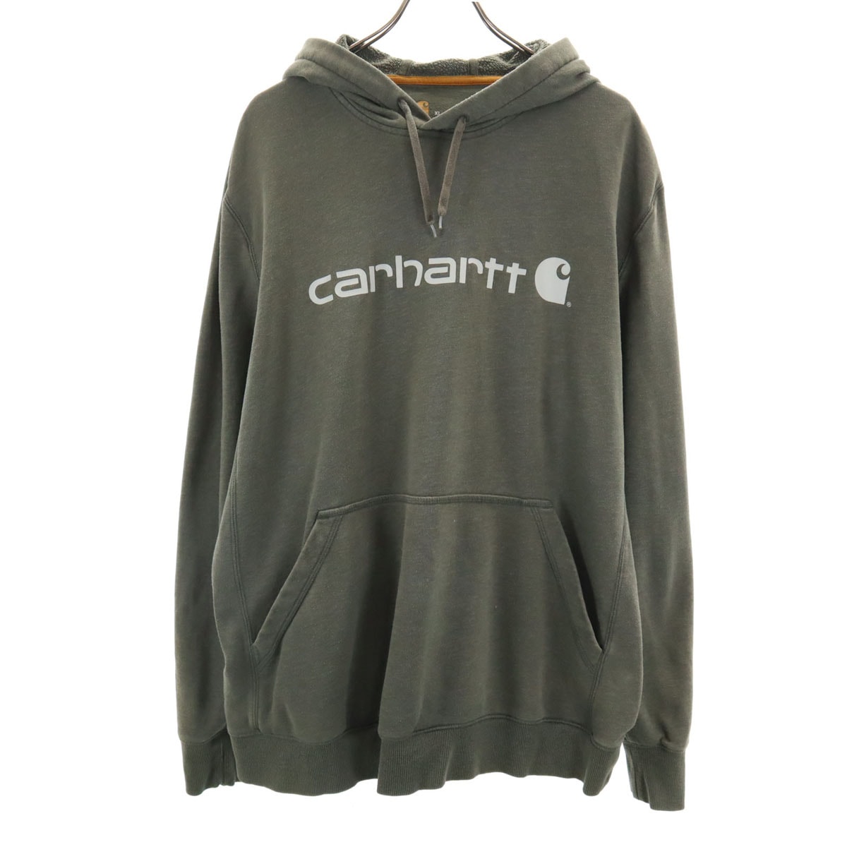Carhartt カーハート 103873 長袖 スウェットパーカー XL カーキ