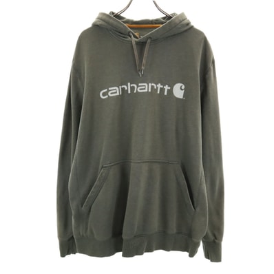 Carhartt カーハート 103873 長袖 スウェットパーカー XL カーキ