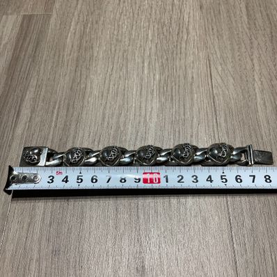 Chrome Hearts Heart Link Bracelet "Silver"