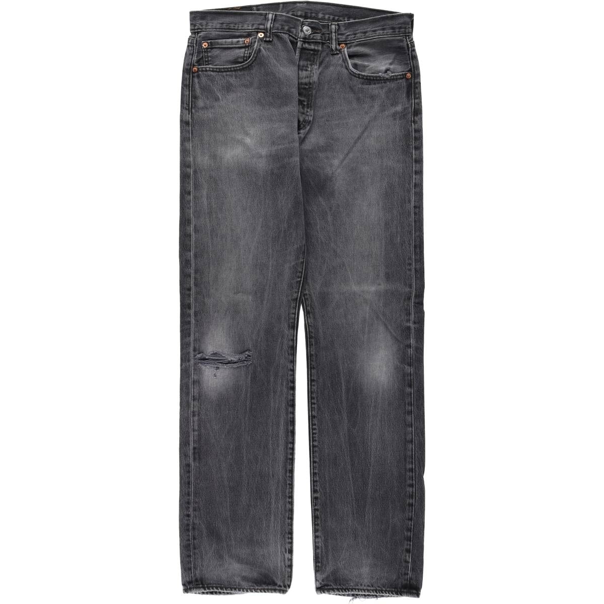 古着 リーバイス Levi's 501 ブラックデニム ストレートデニムパンツ メンズw34相当/eaa638373