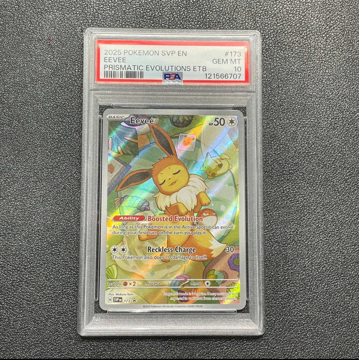 PSA10】イーブイ P [SVP EN 173]【英語版】(スカーレット&バイオレット